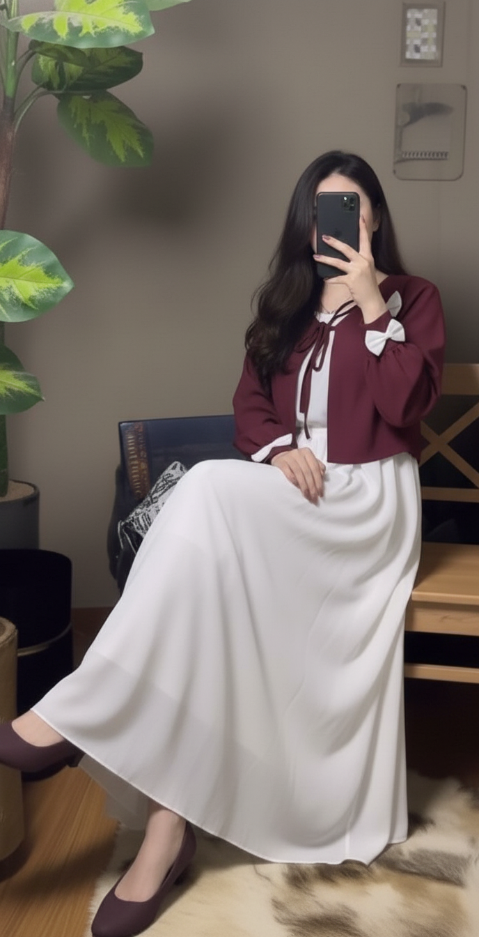 Absolutely Loving Bow Maxi👗🌟