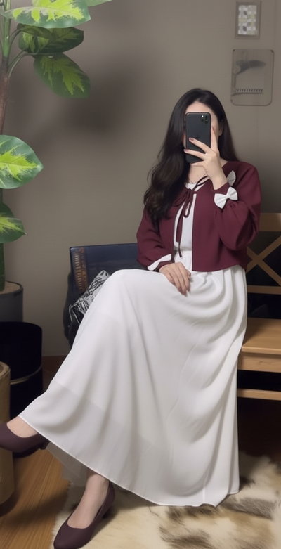 Absolutely Loving Bow Maxi👗🌟