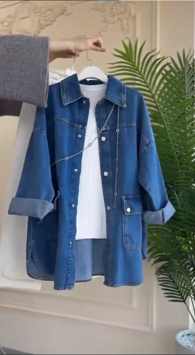 3 piece Denim With trouser type pent 💢💯