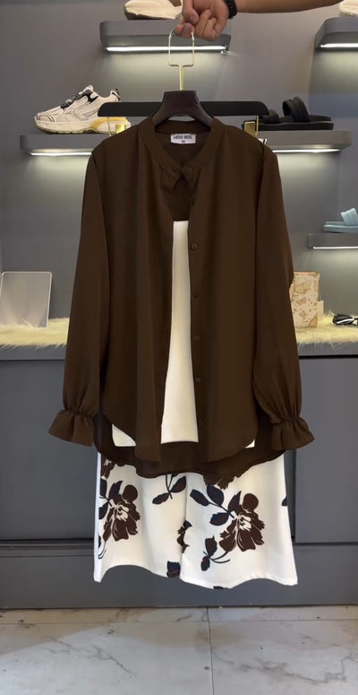 Beautiful Western Style 3pc Dress