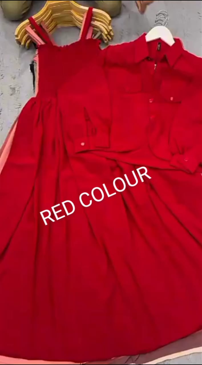 2 Piece Maxi Full Statchable & With Attractive Colors👗