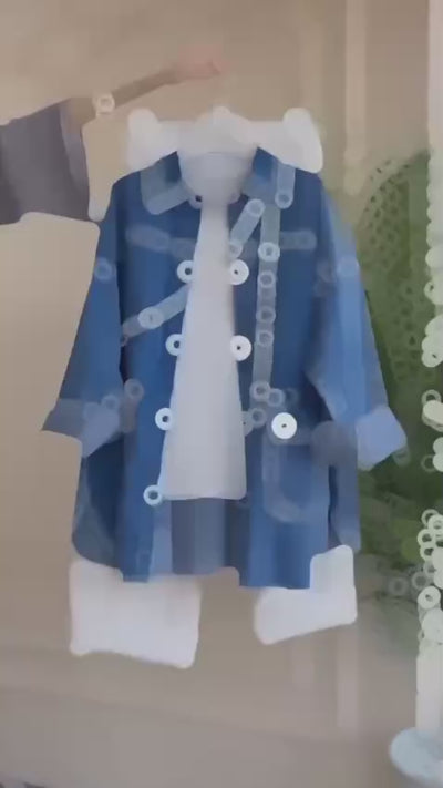 3 piece Denim With trouser type pent 💢💯